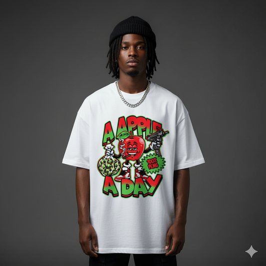 APPLE A DAY T-SHIRT WHITE