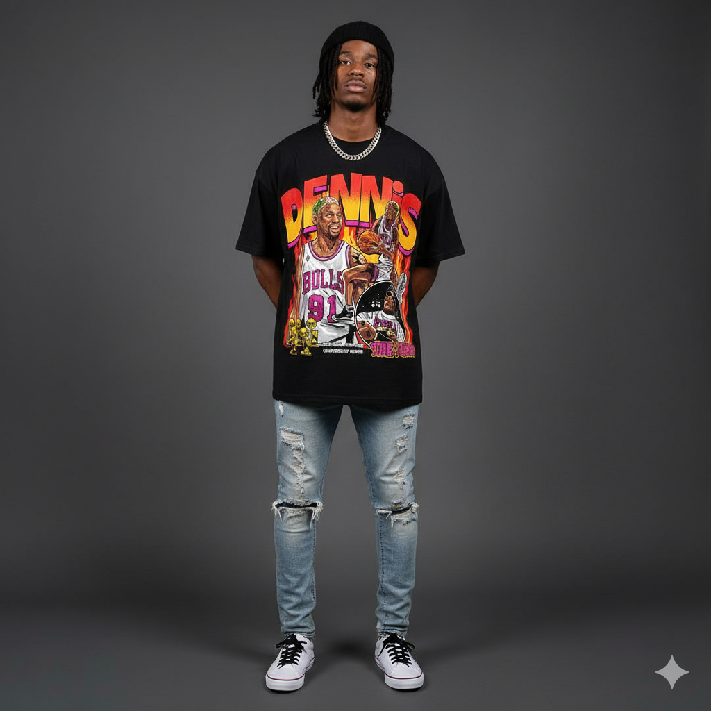 BASKETBALL LEGEND THE WORM T-SHIRT
