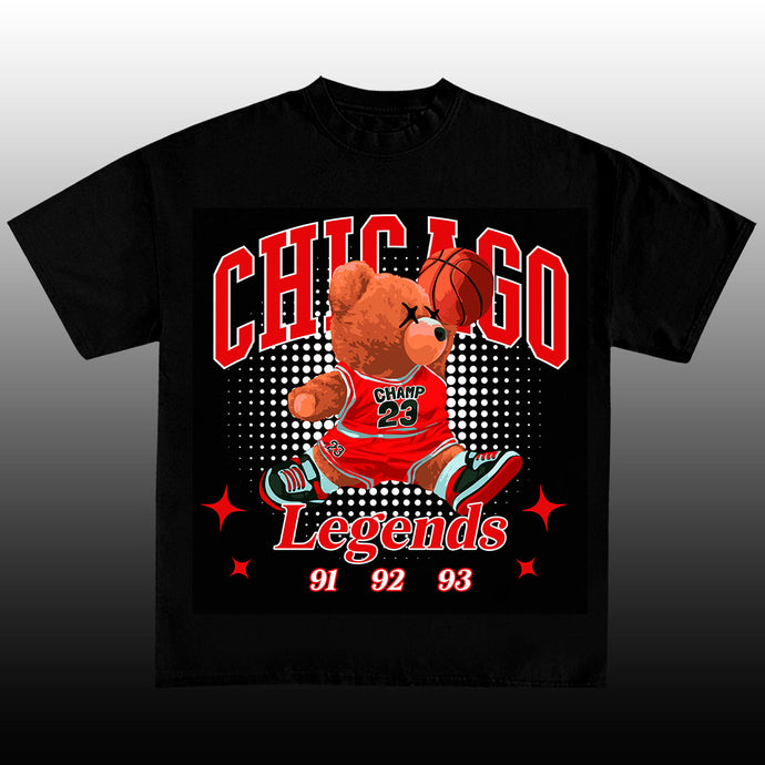 CHICAGO BEAR BASKETBALL T-SHIRT