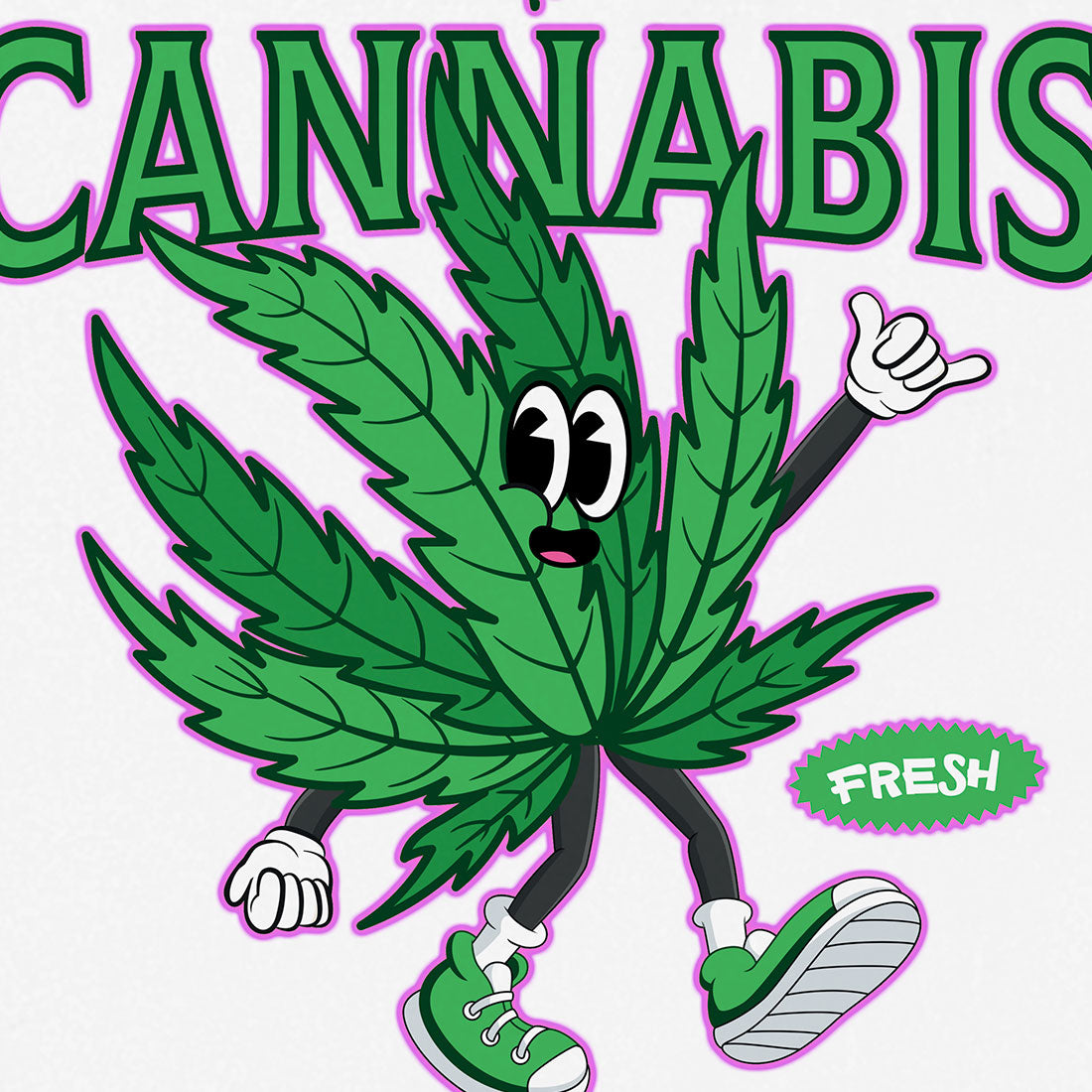 CANNABIS CLUB T-SHIRT WHITE