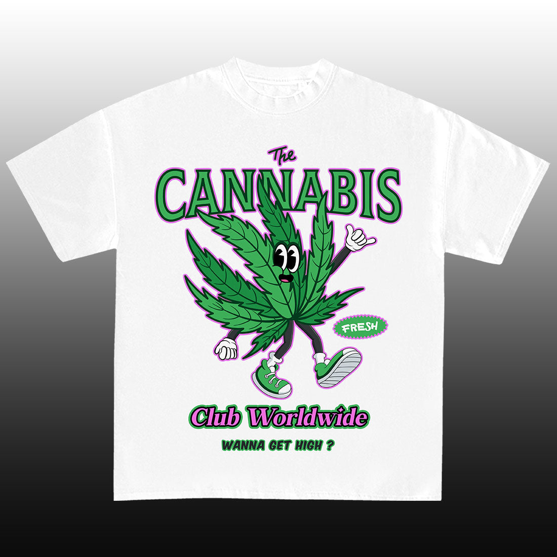 CANNABIS CLUB T-SHIRT WHITE
