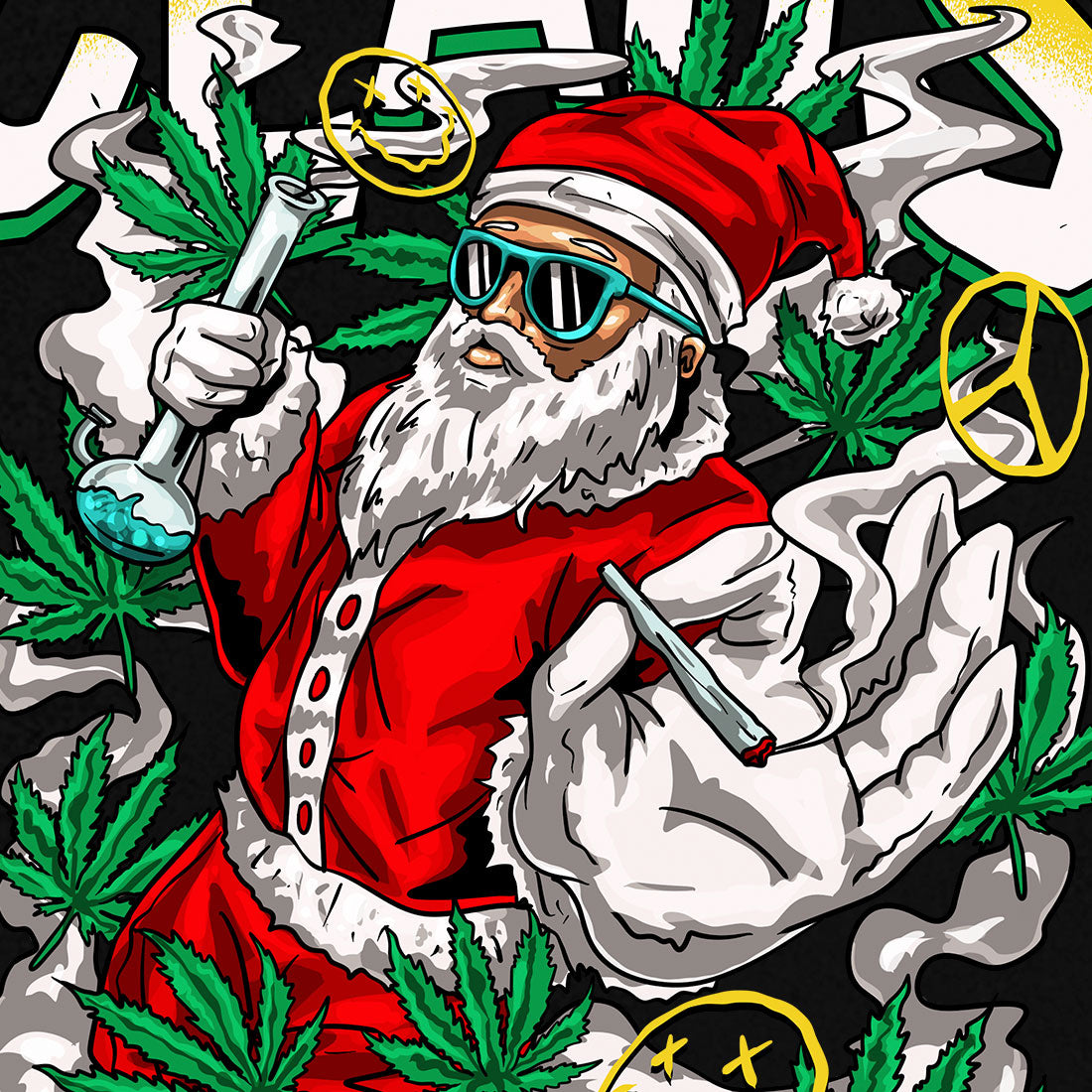 DOPE SANTA T-SHIRT
