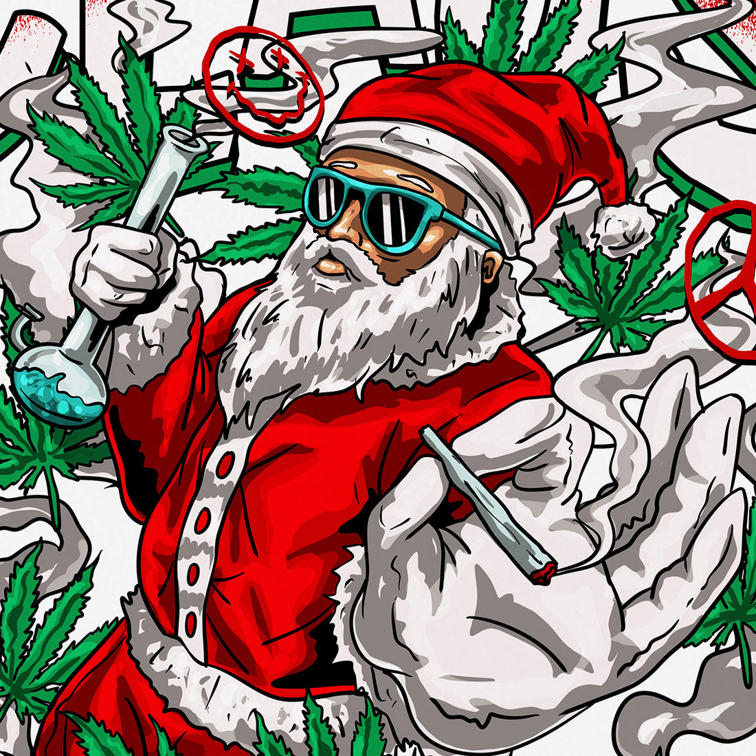 DOPE SANTA T-SHIRT