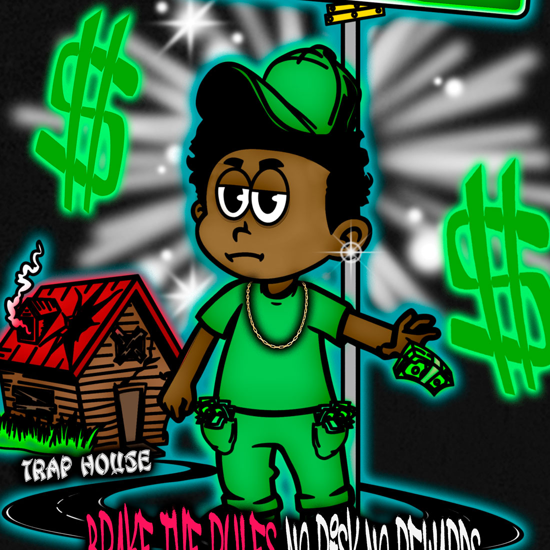 NO HUSTLING T-SHIRT