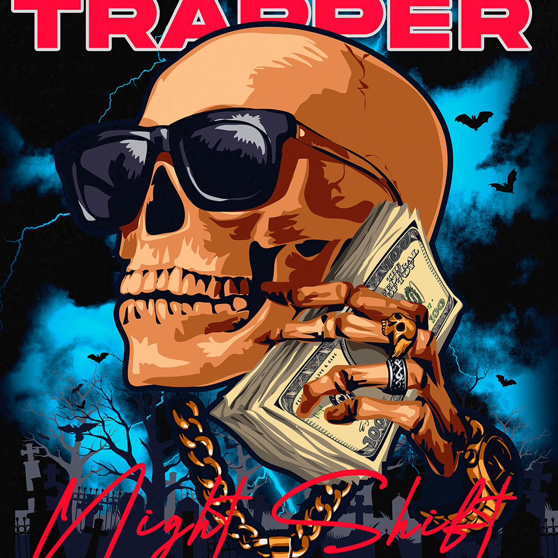 TRAPIN SKELETON T-SHIRT