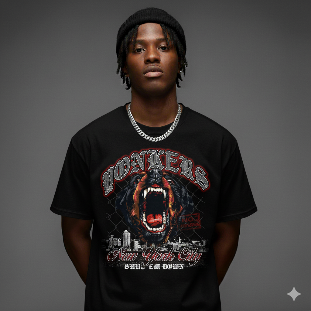 NEW YORK YONKERS DOG T-SHIRT