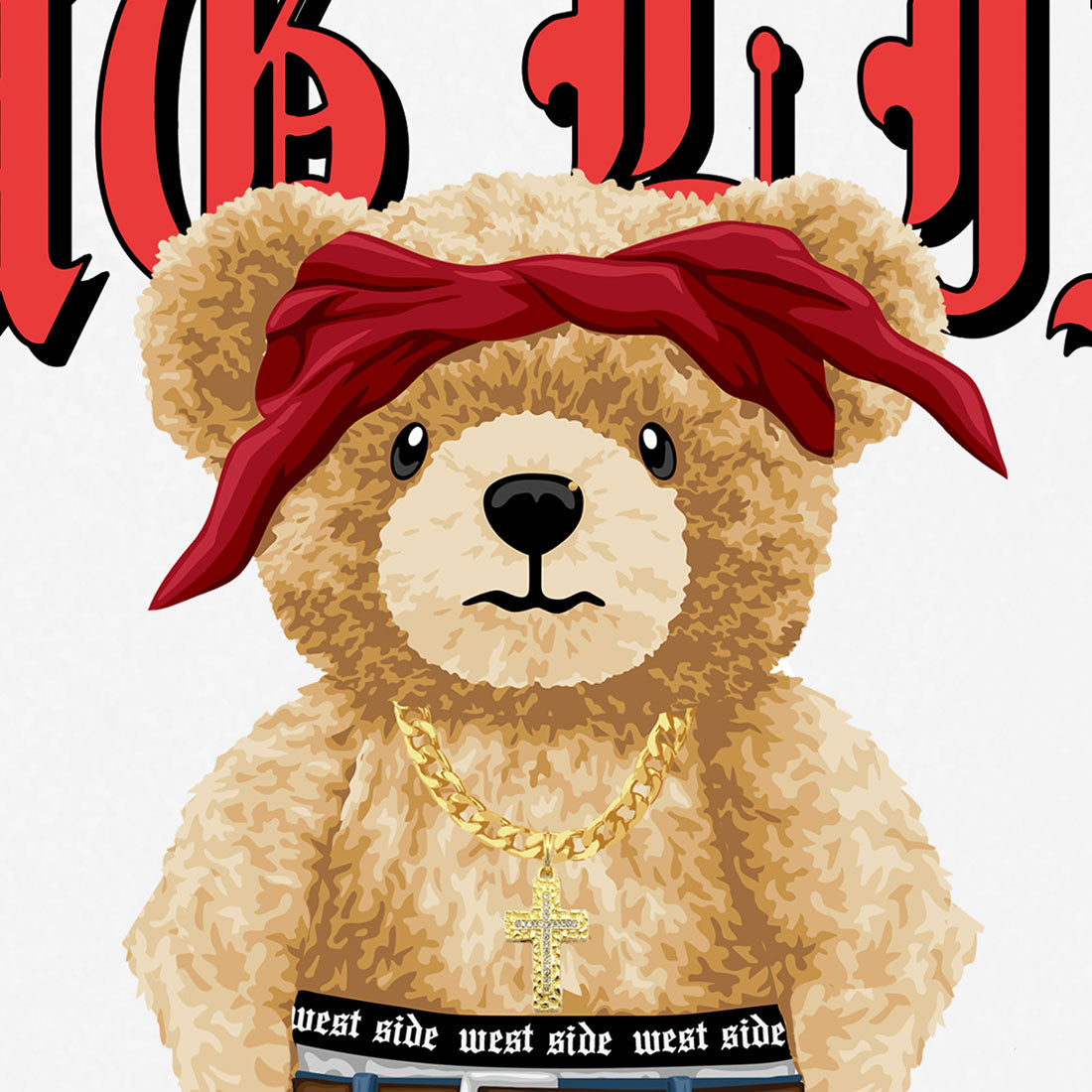 HUG LIFE TEDDY T-SHIRT