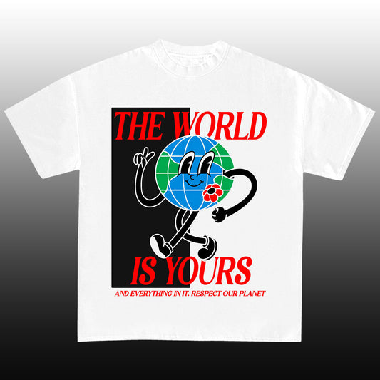 RESPECT OUR PLANET T-SHIRT WHITE